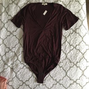 Madewell Wrap-front bodysuit